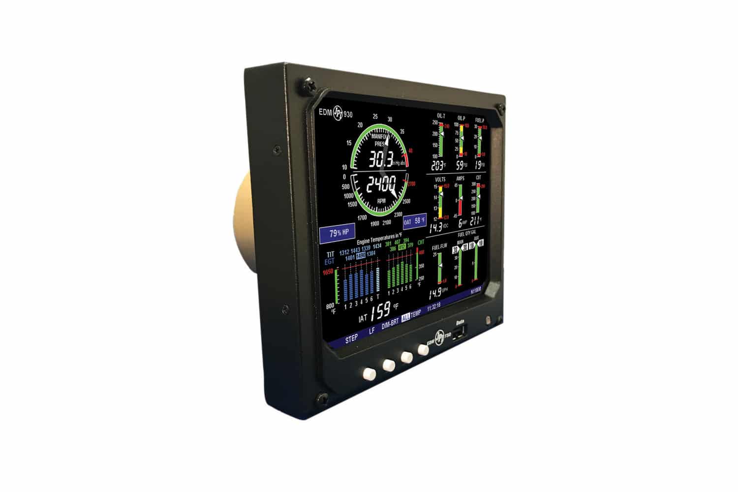JPI EDM 930 – Primary Engine Monitor with Full-Color Display