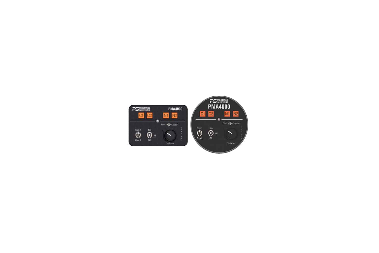PS Engineering PMA4000 – Compact Audio Panel with Built-In Intercom Functionality