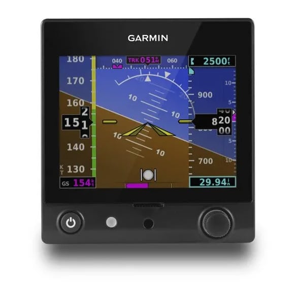 G5 Electronic Flight Instrument Attitude Indicator, front view