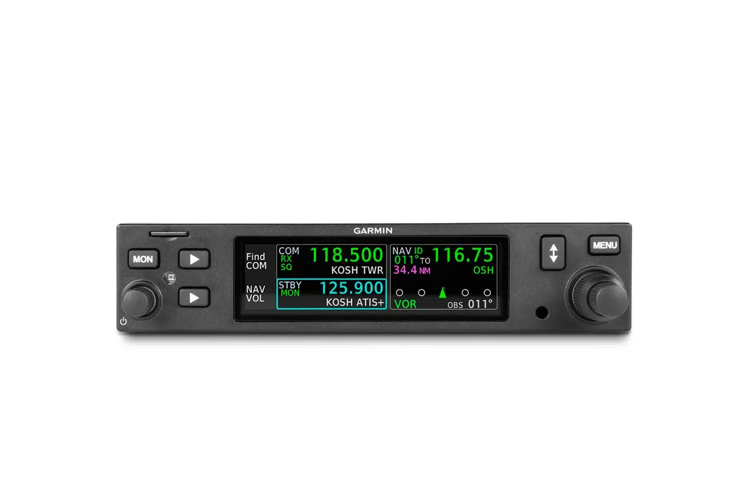 GNC 215 Nav/Comm Radio, featured, front view